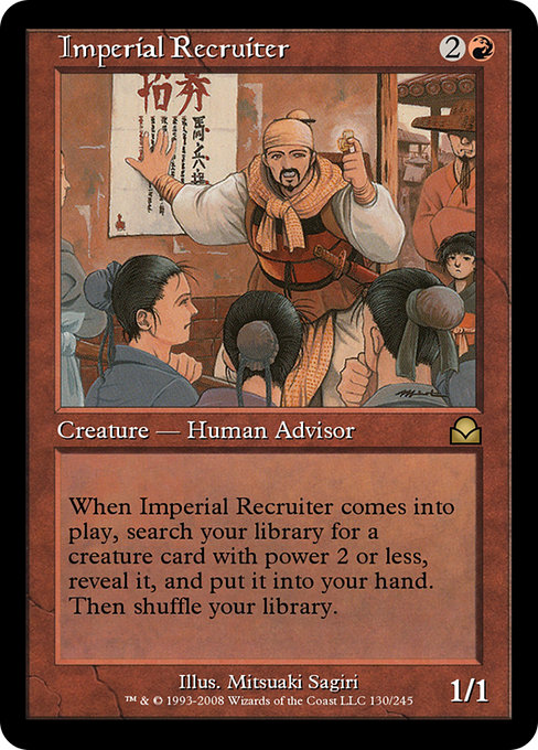 Imperial Recruiter (Masters Edition II #130)