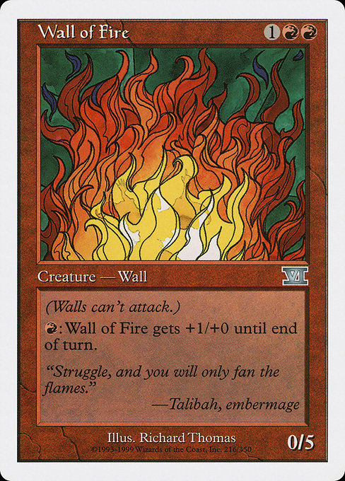 Wall of Fire (Classic Sixth Edition #216)