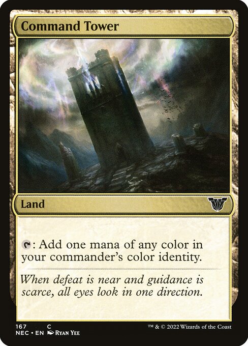 Command Tower (Neon Dynasty Commander #167)