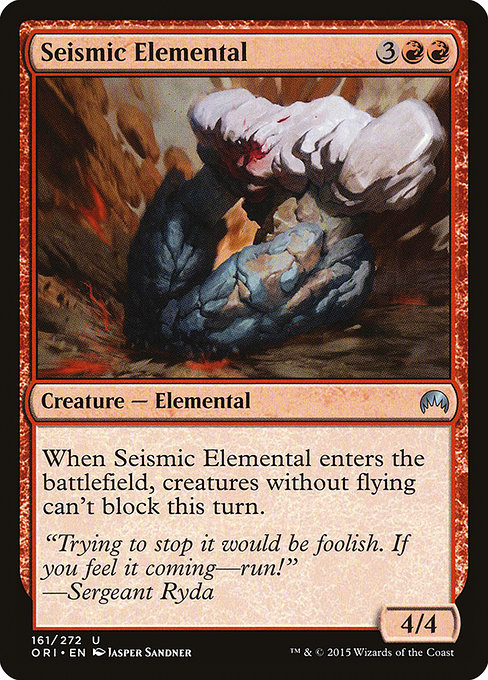 Seismic Elemental (Magic Origins #161)