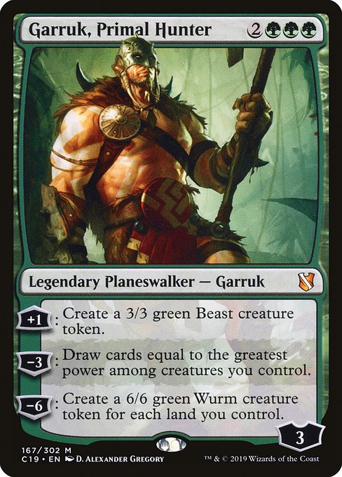 Garruk, Primal Hunter (Commander 2019 #167)