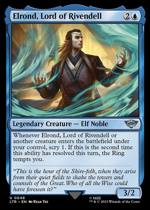 Elrond, Lord of Rivendell card image