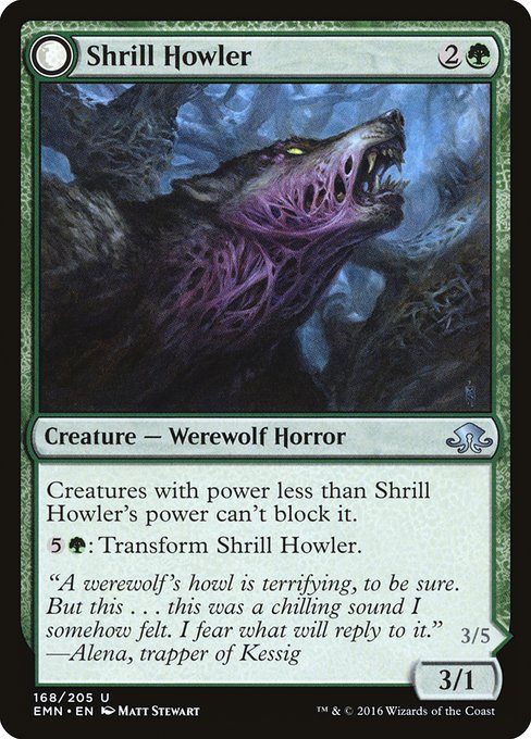 Shrill Howler // Howling Chorus card image