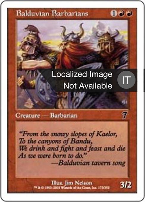 Balduvian Barbarians (Seventh Edition #173)