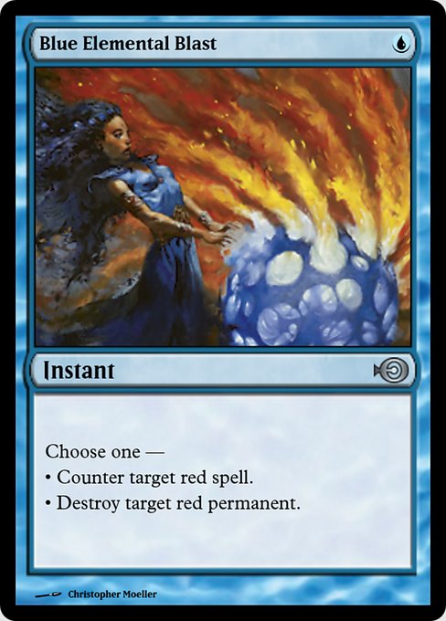 Blue Elemental Blast (Magic Online Promos #43606)