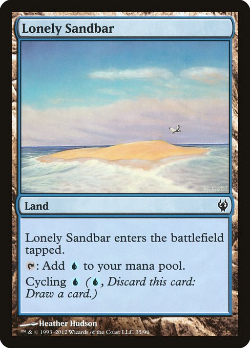 Lonely Sandbar (Duel Decks: Izzet vs. Golgari #35)