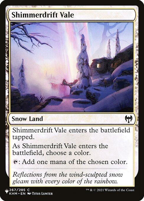 Shimmerdrift Vale (The List #KHM-267)