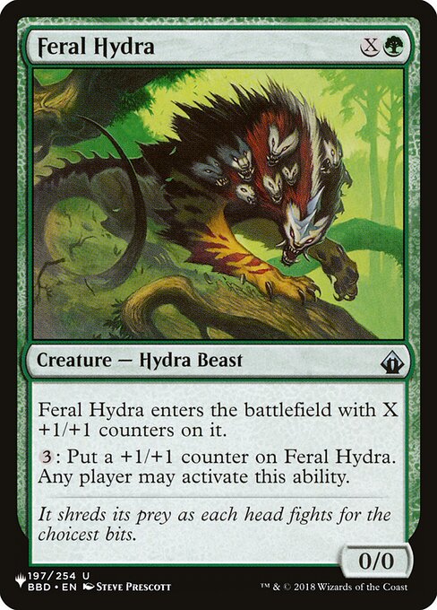 Hydre sauvage|Feral Hydra