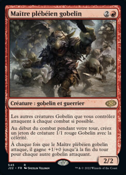 Goblin Rabblemaster (Jumpstart 2022 #545)