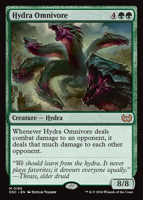 Hydra Omnivore (Duskmourn: House of Horror Commander #185)