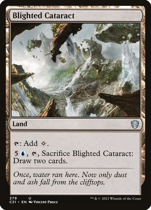 Blighted Cataract (Commander 2021 #279)