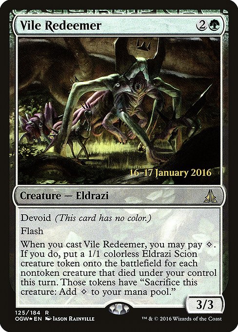 Vile Redeemer (Oath of the Gatewatch Promos #125s)