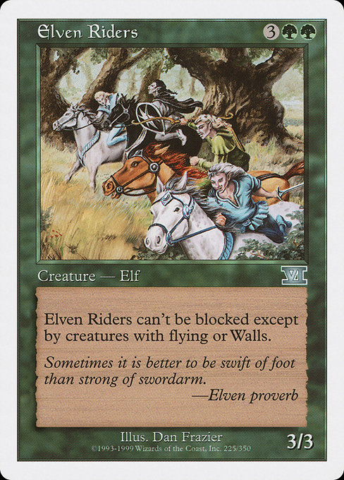 Elven Riders (Classic Sixth Edition #225)