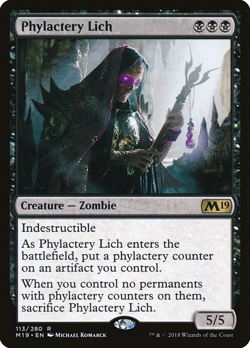 Phylactery Lich (Core Set 2019 #113)