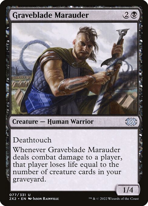 Graveblade Marauder (Double Masters 2022 #77)