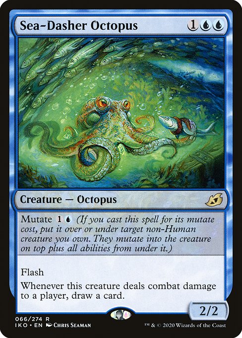 Sea-Dasher Octopus card image
