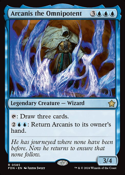 Arcanis the Omnipotent card