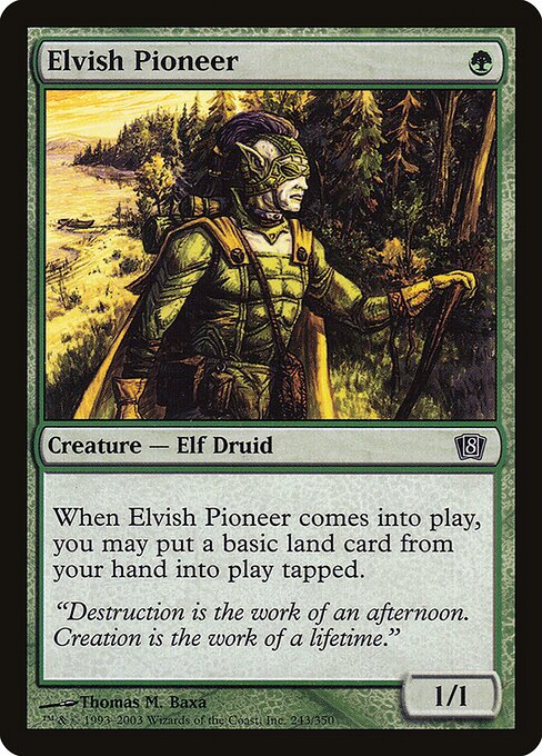 Elvish Pioneer (Eighth Edition #243★)