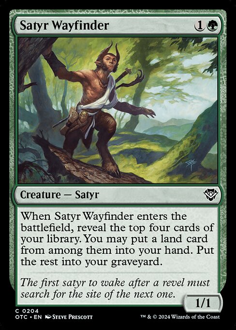 Satyr Wayfinder (Outlaws of Thunder Junction Commander #204)