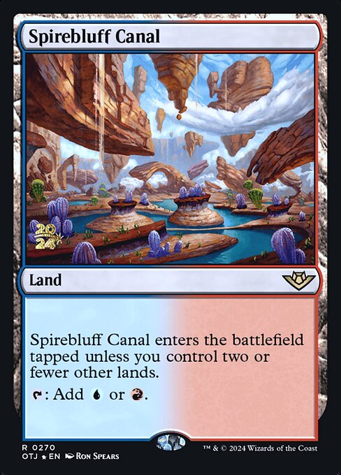 Spirebluff Canal (Outlaws of Thunder Junction Promos #270s)