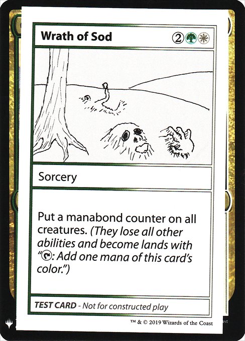 Wrath of Sod (Mystery Booster Playtest Cards 2019 #103)