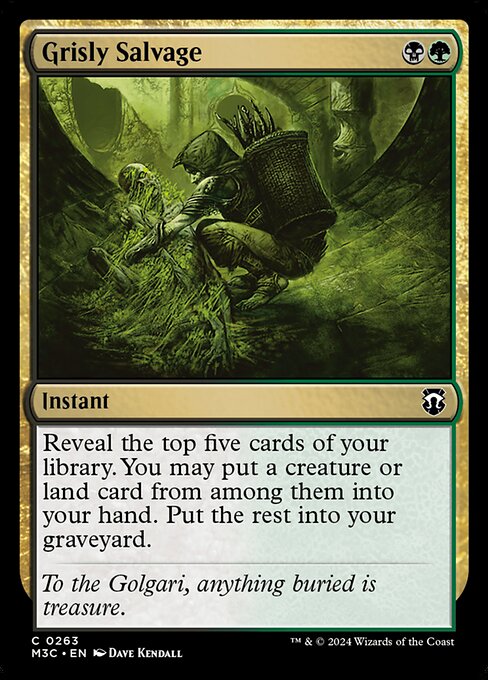 Grisly Salvage (Modern Horizons 3 Commander #263)
