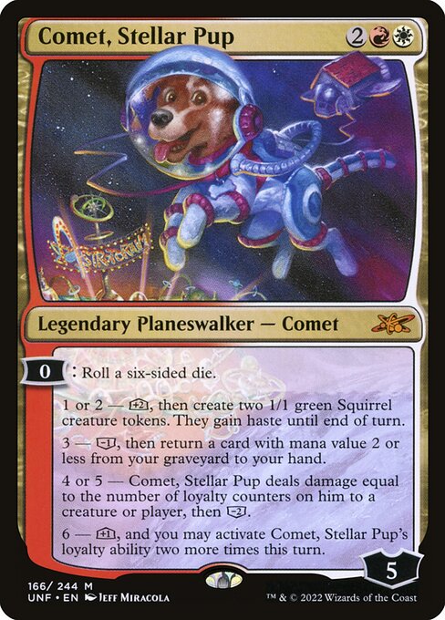Comet, Stellar Pup (unf) 166 Comet, Stellar Pup (unf) 166