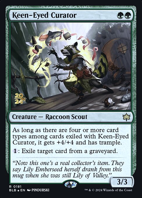 Keen-Eyed Curator (Bloomburrow Promos #181s)