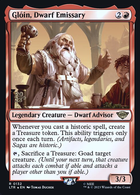 Glóin, Dwarf Emissary (Tales of Middle-earth Promos #132s)