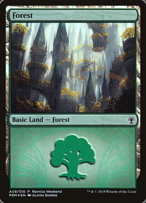 Forest (GRN Ravnica Weekend #A09)