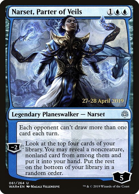 Narset, Parter of Veils (War of the Spark Promos #61s)