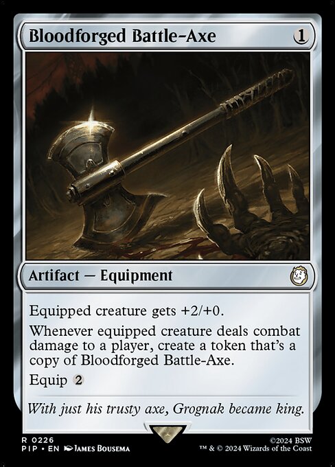 Bloodforged Battle-Axe (Fallout #226)