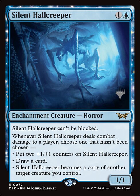 Silent Hallcreeper (Duskmourn: House of Horror Promos #72p)