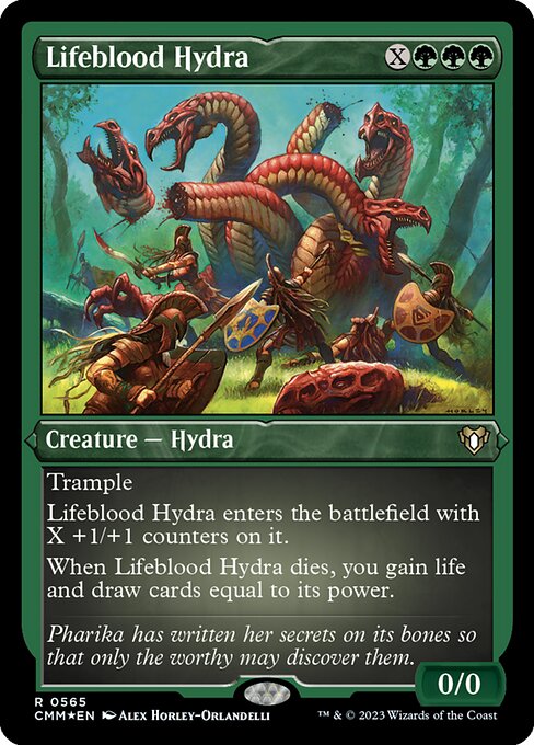 Lifeblood Hydra (Commander Masters #565)