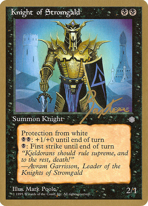 Knight of Stromgald (Pro Tour Collector Set #gb138)