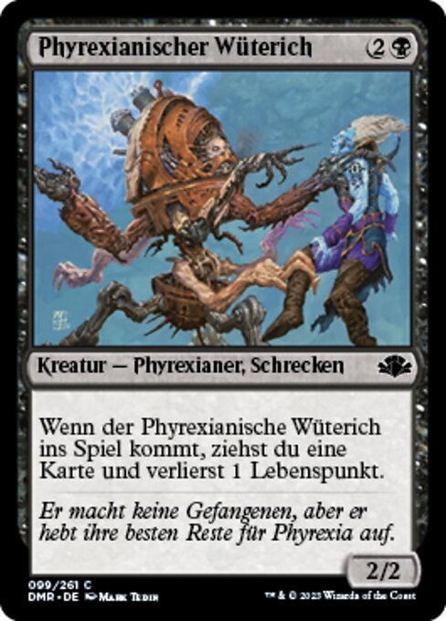 Phyrexian Rager (Dominaria Remastered #99)