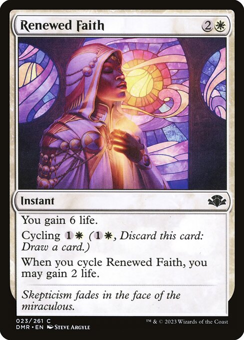 Renewed Faith (Dominaria Remastered #23)