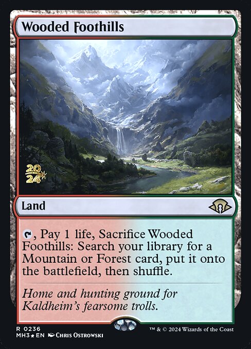 Wooded Foothills (Modern Horizons 3 Promos)