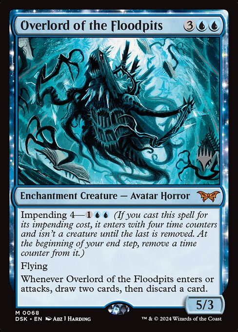 Overlord of the Floodpits (Duskmourn: House of Horror Promos #68p)