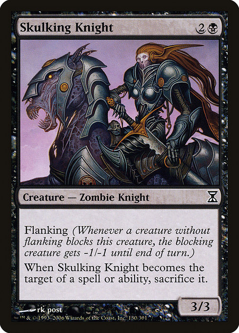 Skulking Knight (Time Spiral #130)