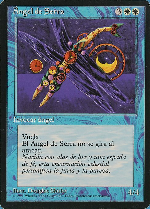 Serra Angel (Fourth Edition Foreign Black Border #50)