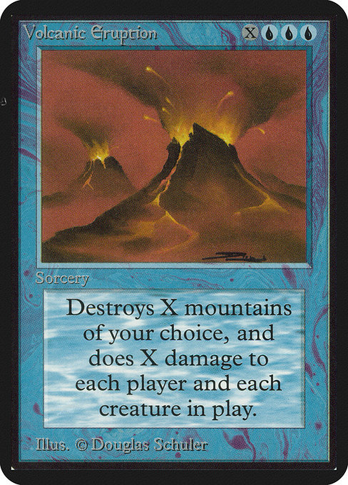 Volcanic Eruption (Limited Edition Alpha #88)