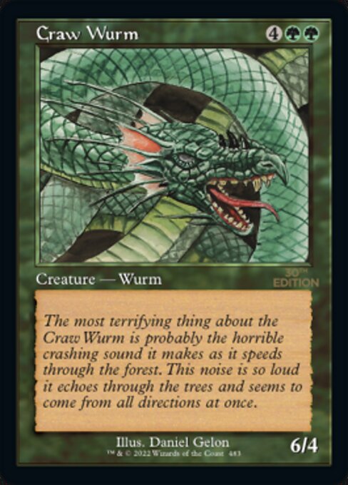 Craw Wurm (30th Anniversary Edition #483)