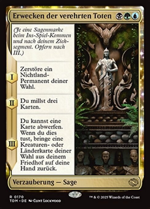 Erwecken der verehrten Toten