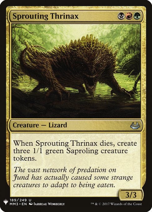 Thrinax bourgeonnant|Sprouting Thrinax