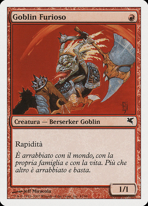 Raging Goblin (Salvat 2005 #I41)