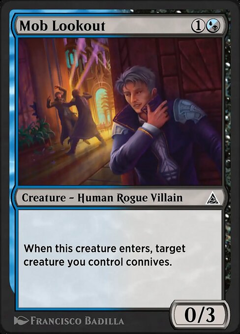 Mob Lookout magic the gathering card art