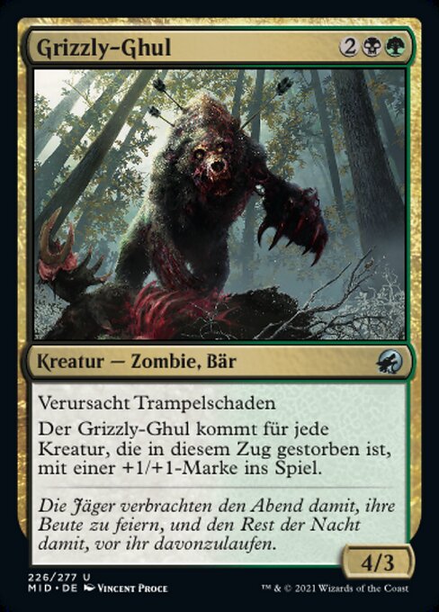 Grizzly Ghoul (Innistrad: Midnight Hunt #226)