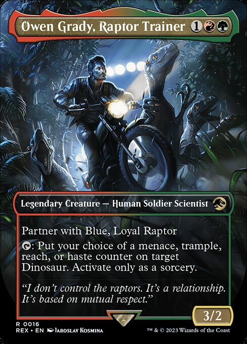 Owen Grady, Raptor Trainer (Jurassic World Collection #16)