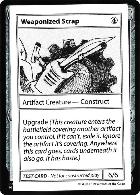 Weaponized Scrap (Mystery Booster Playtest Cards 2021 #111)
